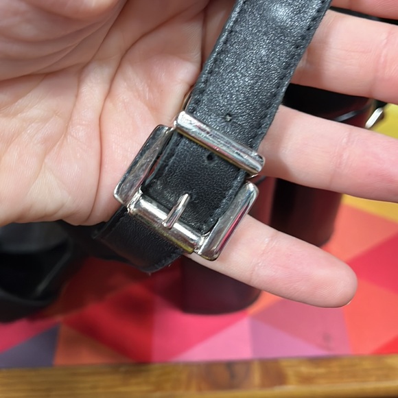 Adele Altman Roma Tall Block Heels with Ankle Straps Real Leather Made in Italy - Picture 5 of 7